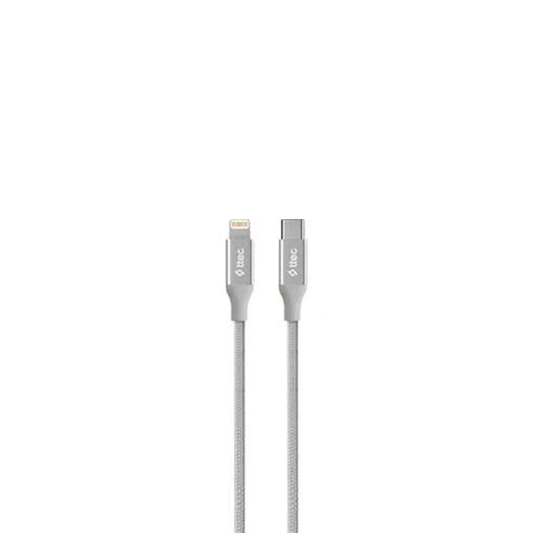 2DK41G TTEC Alu. Type C-lightn. Kblo 1.5M Gümüş